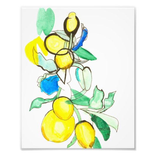 Almalfi Lemon I Print Fotodruck (Vorne)