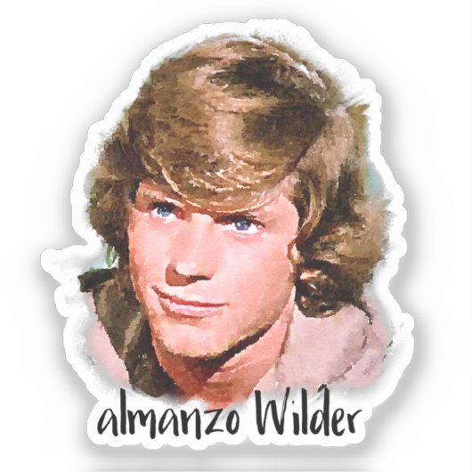 Almanzo Wilder Little House on the Prairie Aufkleber (Vorderseite)