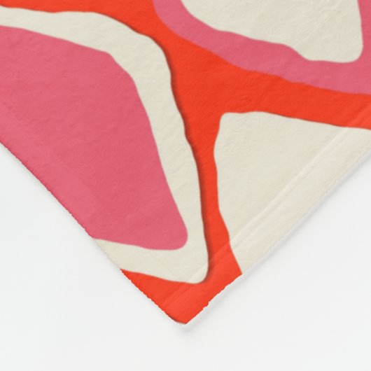 Almas Diamant-Kat-Feuer Fleecedecke (Ecke)