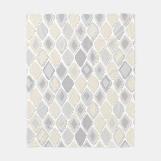 Almas diamond ikat rein fleecedecke (Vorderseite)