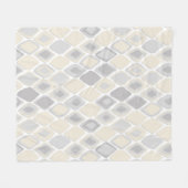 Almas diamond ikat rein fleecedecke (Vorderseite (Horizontal))