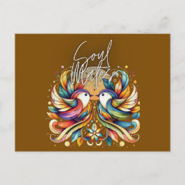 Almas Gemelas Postkarte