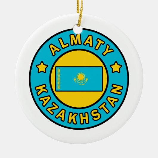 Almaty Kasachstan Keramik Ornament (Vorne)