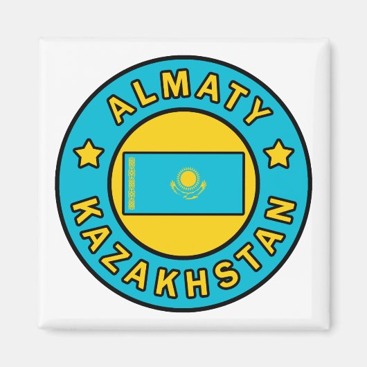 Almaty Kasachstan Magnet (Vorne)