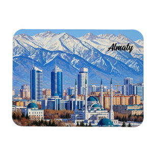 Almaty Kasachstan Reise Magnet