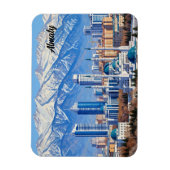 Almaty Kasachstan Reise Magnet (Vertikal)