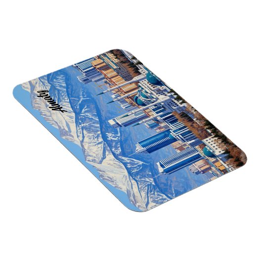 Almaty Kazakhstan Travel Magnet (Rechte Seite)