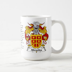 Almeida Familien-Wappen Kaffeetasse
