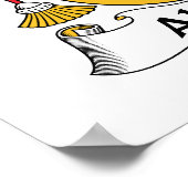 Almeida Familienwappen Poster (Ecke)