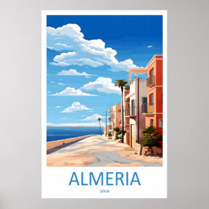 Almera Vintage Reiseposter Ski Nationalpark Poster