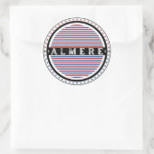 Almere City Pride Emblem – Dutch Identity Runder Aufkleber (Tasche)