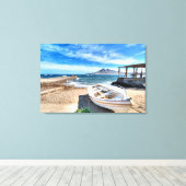 Almería, La Isleta del Moro | Mar Mediterráneo Leinwanddruck (Insitu (Holzboden))