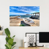 Almería, La Isleta del Moro | Mar Mediterráneo Poster (Heimbüro)