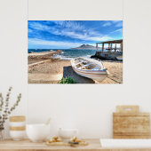 Almería, La Isleta del Moro | Mar Mediterráneo Poster (Küche)