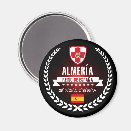 Almería Magnet (Vorderseite/Rückseite)