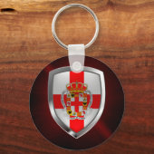 Almería Metallic Emblem Schlüsselanhänger (Vorderseite)