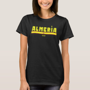 Almería Spanien Fahne Espana Touristeninformation  T-Shirt
