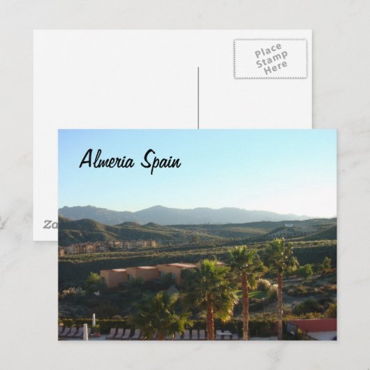 Almeria Spanien Postkarte (Vorne/Hinten)