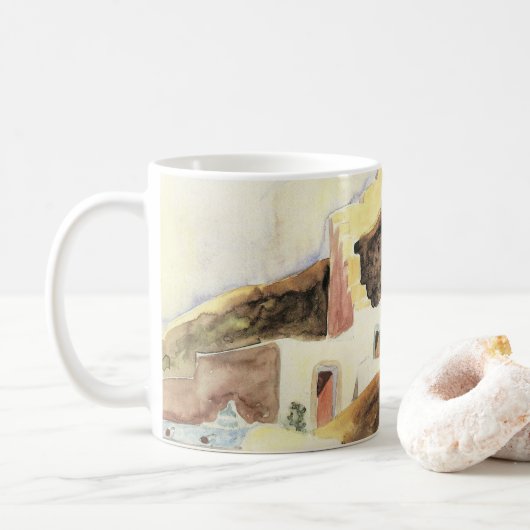 Almeria von Walter Gramatte, Vintager Expressionis Kaffeetasse (Mit Donut)