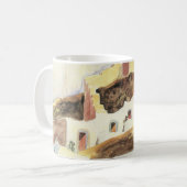 Almeria von Walter Gramatte, Vintager Expressionis Kaffeetasse (Vorderseite Links)
