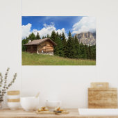 Almhütte Poster (Küche)