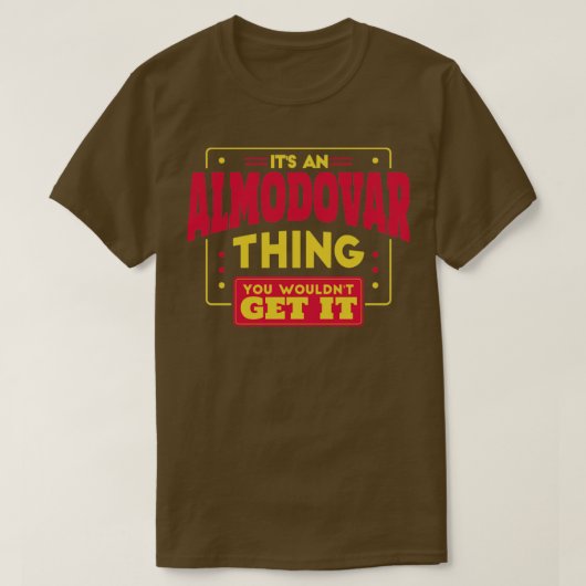 Almodovar T-Shirt (Design vorne)