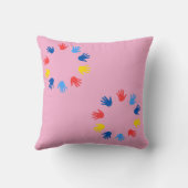 Almofada 40,6 cm x 40,6 cm Mãos Kissen (Rückseite)