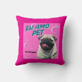 Almofada 40,6 cm x 40,6 cm Pet Pink Kissen (Rückseite)