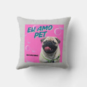 Almofada 40,6 cm x 40,6 cm Pet Pink Kissen (Rückseite)