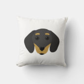 Almofada cachorro salsicha/Dachshund Kissen (Vorderseite)