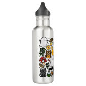 Almofada com estampa fofa de Halloween Edelstahlflasche (Links)