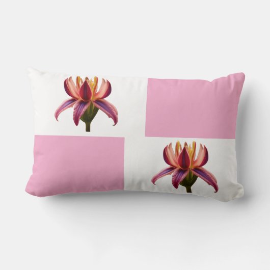 Almofada de Lombar 33 x 53,34 cm Flor Lendenkissen (Rückseite)