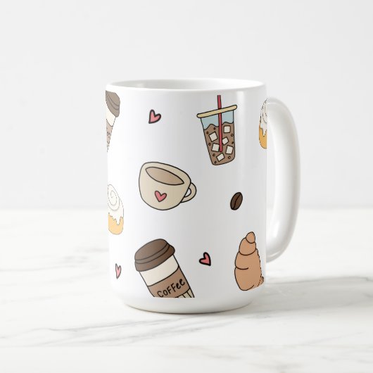 Almofada decorativa coffee lovers  kaffeetasse (VorderseiteRechts)