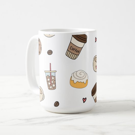 Almofada decorativa coffee lovers  kaffeetasse (Vorderseite Links)