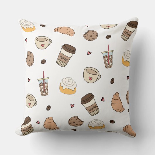 Almofada decorativa coffee lovers kissen (Vorderseite)