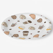 Almofada decorativa coffee lovers pappteller (Schrägansicht)