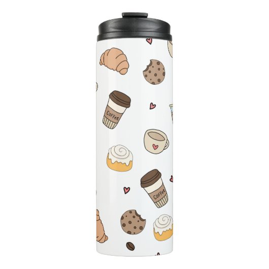 Almofada decorativa coffee lovers thermosbecher (Vorderseite)