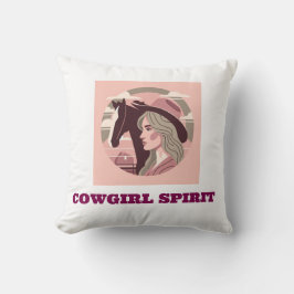 almofada estampada garota cowgirl kissen