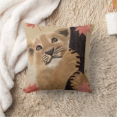 almofada filhote de leão brincando kissen (Decke)