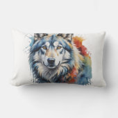 almofada lobo kissen für draußen (Vorderseite)