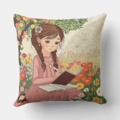 almofada Menina no Jardim Kissen (Rückseite)