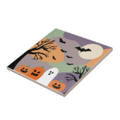 Almofada noite de halloween abóboras e fantasmas fliese (Seite)