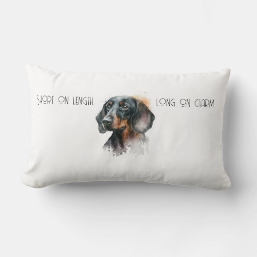 Almofada | Pillow Dachshund Lendenkissen (Vorderseite)