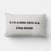 Almofada | Pillow  Lendenkissen (Vorderseite)