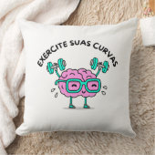 Almofada Poliéster Exercite Suas Curvas Kissen (Decke)