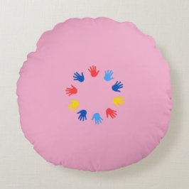 Almofada Redonda (40.64cm) Mãos Rundes Kissen