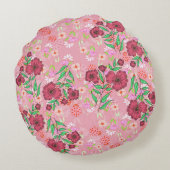 Almofada Redonda Jardim de flores Rundes Kissen (Rückseite)