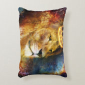Almofada Retangular Leão de Judá Cósmico Dekokissen (Vorderseite(Vertikal))