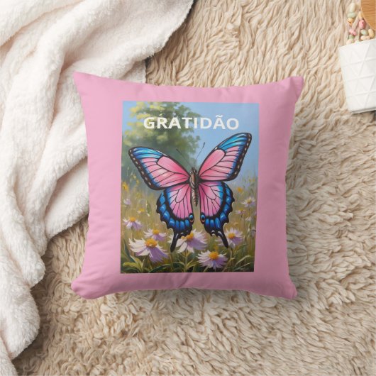 Almofadas Decorativas Borboleta Kissen (Decke)