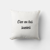 Almohada cree en tus sueños kissen (Vorderseite)